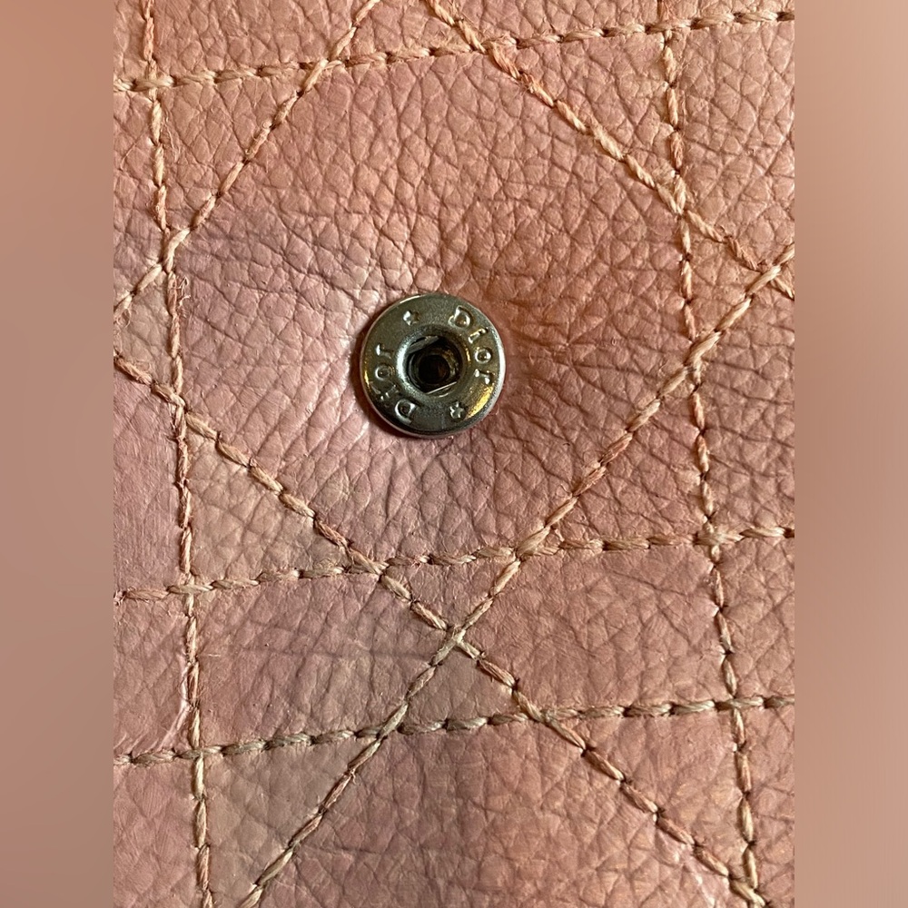 Dior Lady Dior pink Wallet - Picture 7 of 10